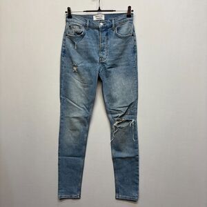 Reformation Jeans Women Serena High Skinny Jeans Size 26 Blue Denim C080 -20